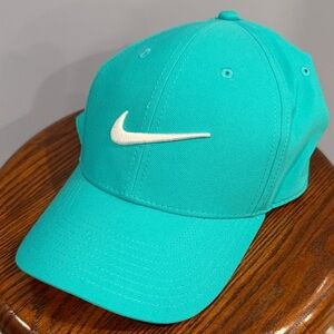 Nike Teal Green Club Cap White Embroidered Adjustable Size M/L
